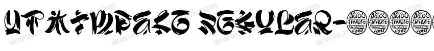 UTMImpact Regular字体转换